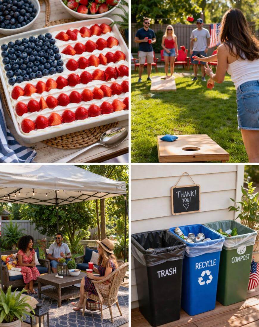 30 Memorial Day Party Ideas For Food, Drinks, Games, And Decor