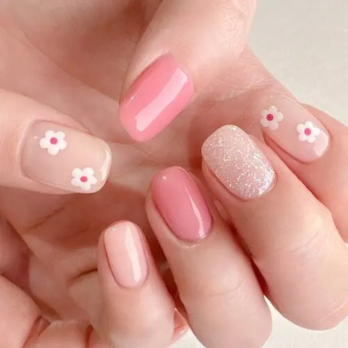 70+ Trendy Cute Short Korean Nails: Sweet, Simple, Elegant - Girl Shares Tips